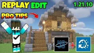 How To EDIT Professional REPLAY In Mojo Launcher 1.21.10 🤯 | Minecraft Replay Mod Cinematic Tutorial
