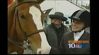 Amy Freeze with Hurricane Schwartz