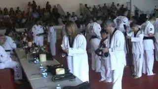 Eric, Missy, and Curt Frantz become TKD Masters at White Tiger
