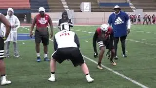 BJ Ojulari Highlights #67 Rivals Camp Series Atlanta 2018