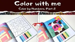 🎨✨ Paint by numbers: 16 minutes of pure color immersion and calm! 🌈🖌