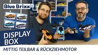 Spaß beim Kombinieren - Sembo Displaybox mit 4 Autos und 1024 Teilen.