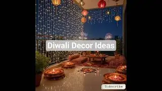 Simple Diwali balcony decoration ideas | Balcony Decor | DIY #homedecor