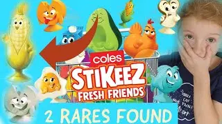 COLES STIKEEZ FRESH FRIENDS LIVESTREAM!!! | OMG SO MANY RARE STIKEEZ FOUND ON DAY 2!!!!!!!!