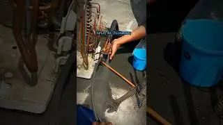 Split AC Flushing | How Flushing split AC #hvac #splitac #flushing