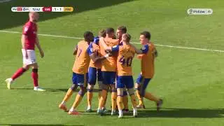 Stephen Quinn scores the first goal at Swindon