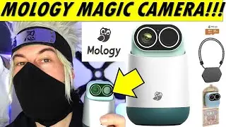MOLOGY MAGIC CAMERA 2in1 vlog camera and monitor camera with human detection AI review test unboxing