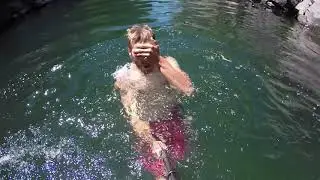 Cliff Jumping at Tillamook State Forest, OR