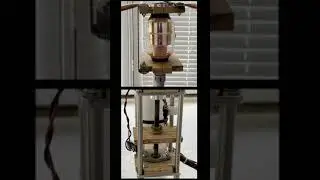 Step motor drive w/ double shaft motor. Capacitor drive and limit stop for STL loop antenna. #shorts