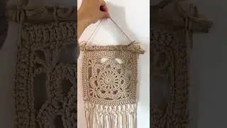 Crochet Wall Hanging 🌿