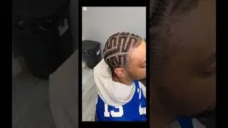 🔥 How to Braid Men&rsquo;s Hair: Clean Design Braid Style on Short Hair | Timelapse