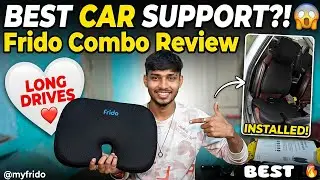 Frido Car Combo Review❤️Neck Pillow/Seat/Back cushion Review🔥 Best Support For Long Drive❤️@myfrido