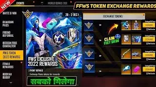 FFWS EVENT CALENDAR 2022 सब फ्री!🤯 🔥| FREE FIRE NEW EVENT | FF NEW EVENT | FREE FIRE NEW EVENT TODAY