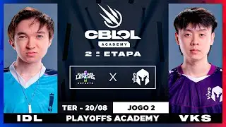 IDL E-SPORTS x VIVO KEYD | Jogo 2 - MD5 | Playoffs CBLOL Academy 2024