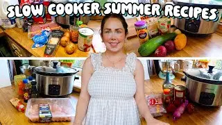 Budget Summer Slow Cooker Meals | Dump & Go Summery Recipes | Under &pound;25 From Lidl Slow Cooker 2025