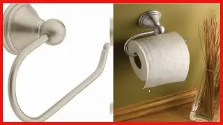 Great product -  Moen DN8408BN Preston Collection Single Post Toilet Paper Holder, Spot Resist Brush