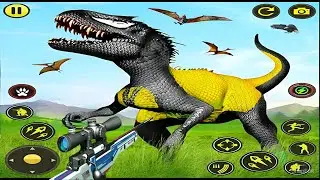 Real Dinosaur Hunting Shooting Game - Android Gameplay