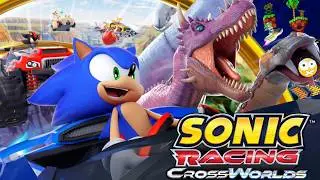 Sonic Racing CrossWorlds - TEM AT&Eacute; DINOSSAUROS