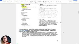 1 1 Explaining a Course Content Outline Syllabus