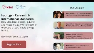 NSAI Webinar | Hydrogen Research and International Standards