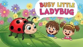 Busy Little Ladybug 🐞 | Kids Learning & Sing-Along Song | Happy Tales & Tunes