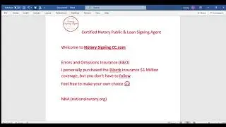 NNA does not provide E&O Insurance for Loan Signing Agents - Notary Public E&O Insurance only!