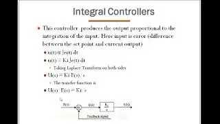 Integral Controller and Derivative Controller in Control System | PID Controller | #controlsystem
