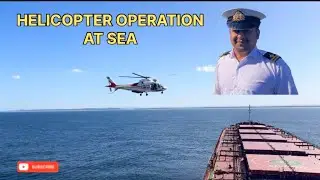 Merchant navy || Helicopter operation at sea