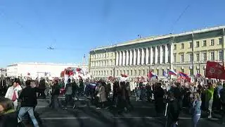 Шествие Бессмертного полка в доковидные времена: 9 мая 2018