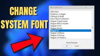 How to Change Default System Font in Windows 11 (2026 EASY WAY)