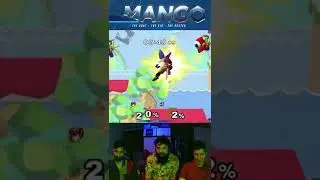 Mang0 gets an up b kill against Zain