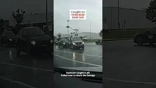 Dash cam caught it all! #thinkware #dashcam #dashcamvideos #witness #crash #dashcamfootage