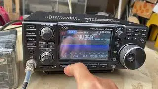 ICOM IC-7300 test by 153E251 