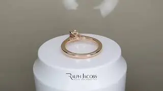 Arya Diamond Engagement Rose Gold by Ralph Jacobs
