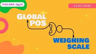 The Global POS system connects to a scale
