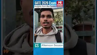 GATE 2026 CS Paper Shock | Student Raw Reaction | LIVE Exam Centre Review!