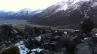 Tasman valley walk at Mount Cook