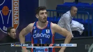 AdmiralBet ABA League 2022/23, Round 16 match: Mornar-Barsko zlato - Cibona (20.1.2023)