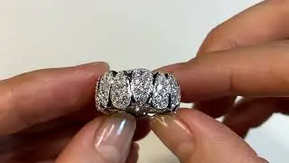 D Flawless Diamond Ring at 2.82 carats by Kat Florence KFD821