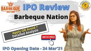 Barbeque Nation IPO | BBQ IPO Detailed Analysis | Barbeque IPO Apply or Avoid | Barbeque IPO Review