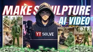 Viral Leaf Human Sculpture AI Video Free Me Kaise Banaye | AI video Kaise banaye | AI Leaf Statue