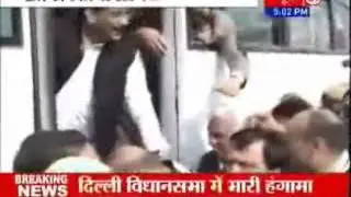Ruckus in Delhi Legislative Assembly