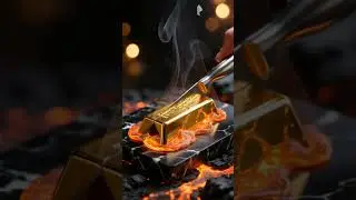 &ldquo;Molten Gold Wisdom ✨ | Problems Are a Part of Life | ASMR Satisfying Slice&rdquo; #viral #asmr