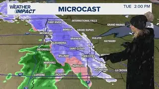 WEATHER: Wintry mix Tuesday into Wednesday morning