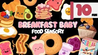 Baby Sensory Video: Breakfast Baby - Animated Food - Visual Stimulation and Entertainment