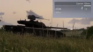 T-140 with 125mm ATGM, 100% STOCK game