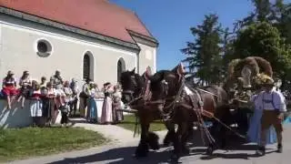 Leonhardi-Fahrt Siegertsbrunn 2016 - Umzug, Teil 1