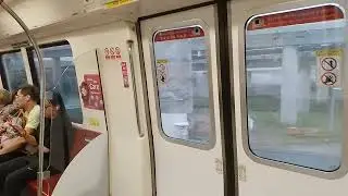 Tanah Merah MRT go to EXPO MRT Station NEW PLATFORM 6sep23 Not Yet