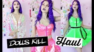 Fabulous 😍 DOLLS KILL Unboxing And Try-on Haul