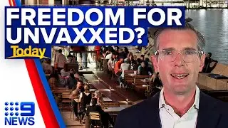 NSW Premier flags early removal of final restrictions as vaccine rates increase | 9 News Australia